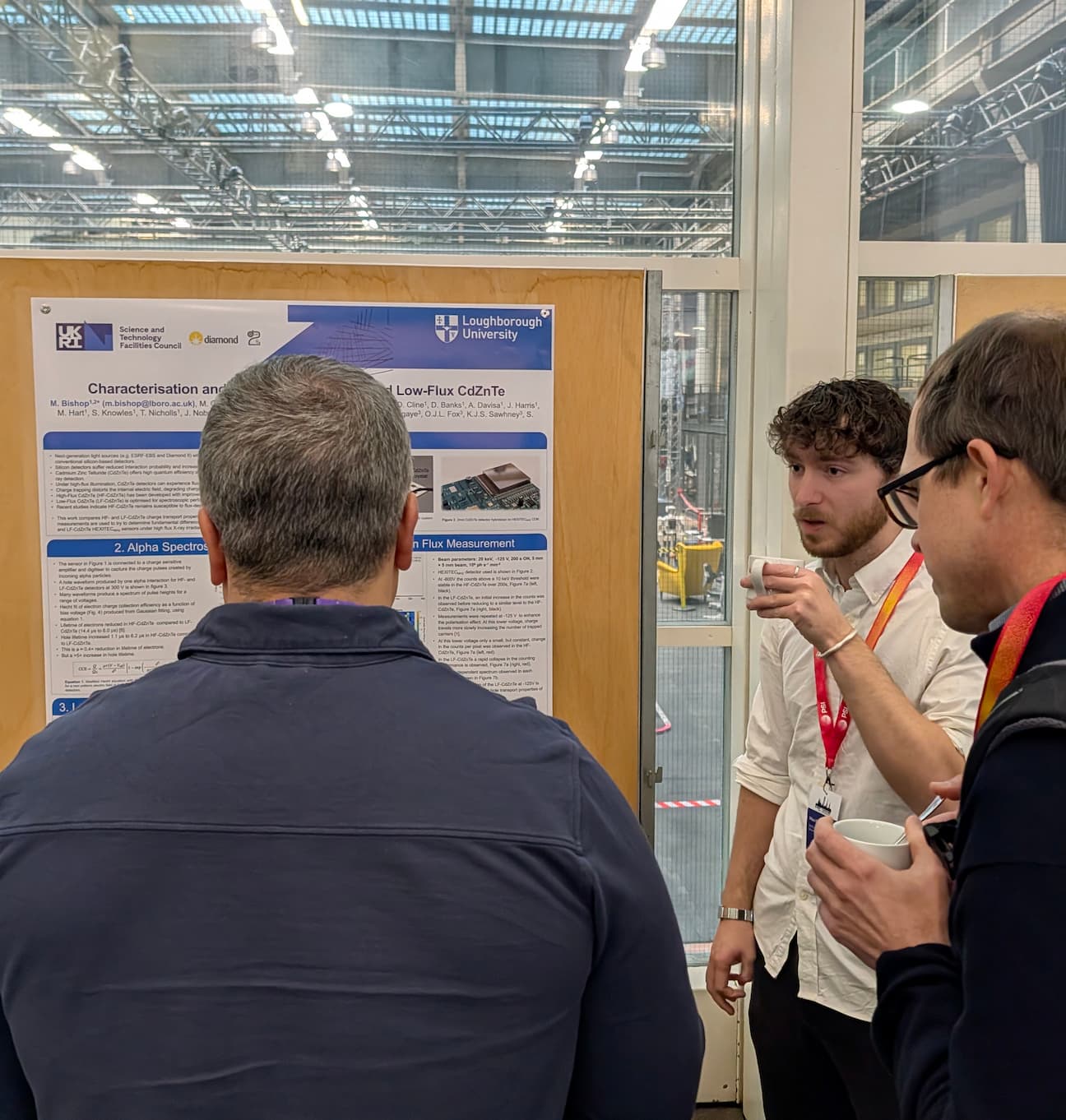 Max presents his poster.